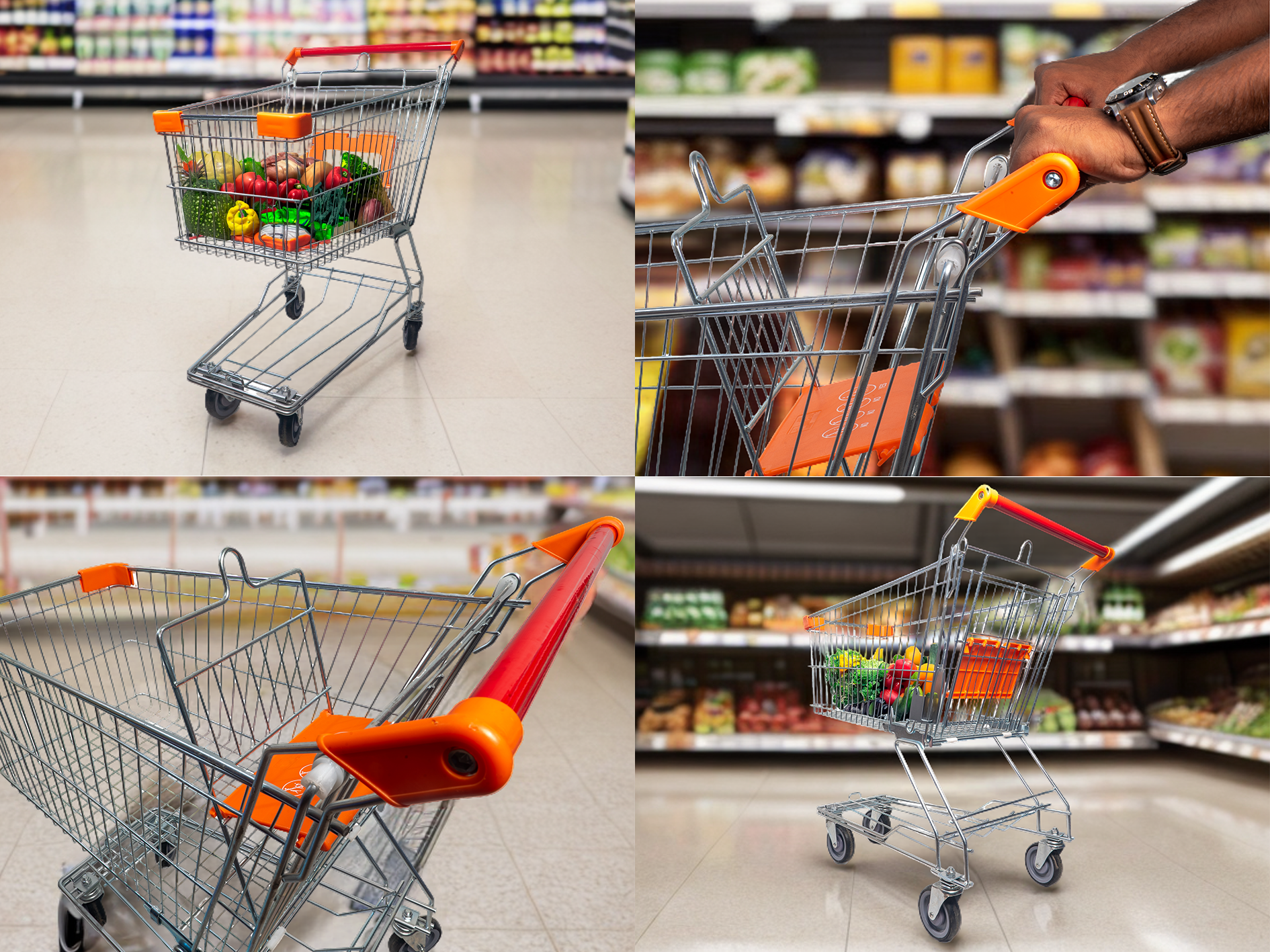 Bigapple supermarket/Shopping Trolleys/Carts - Asian Style