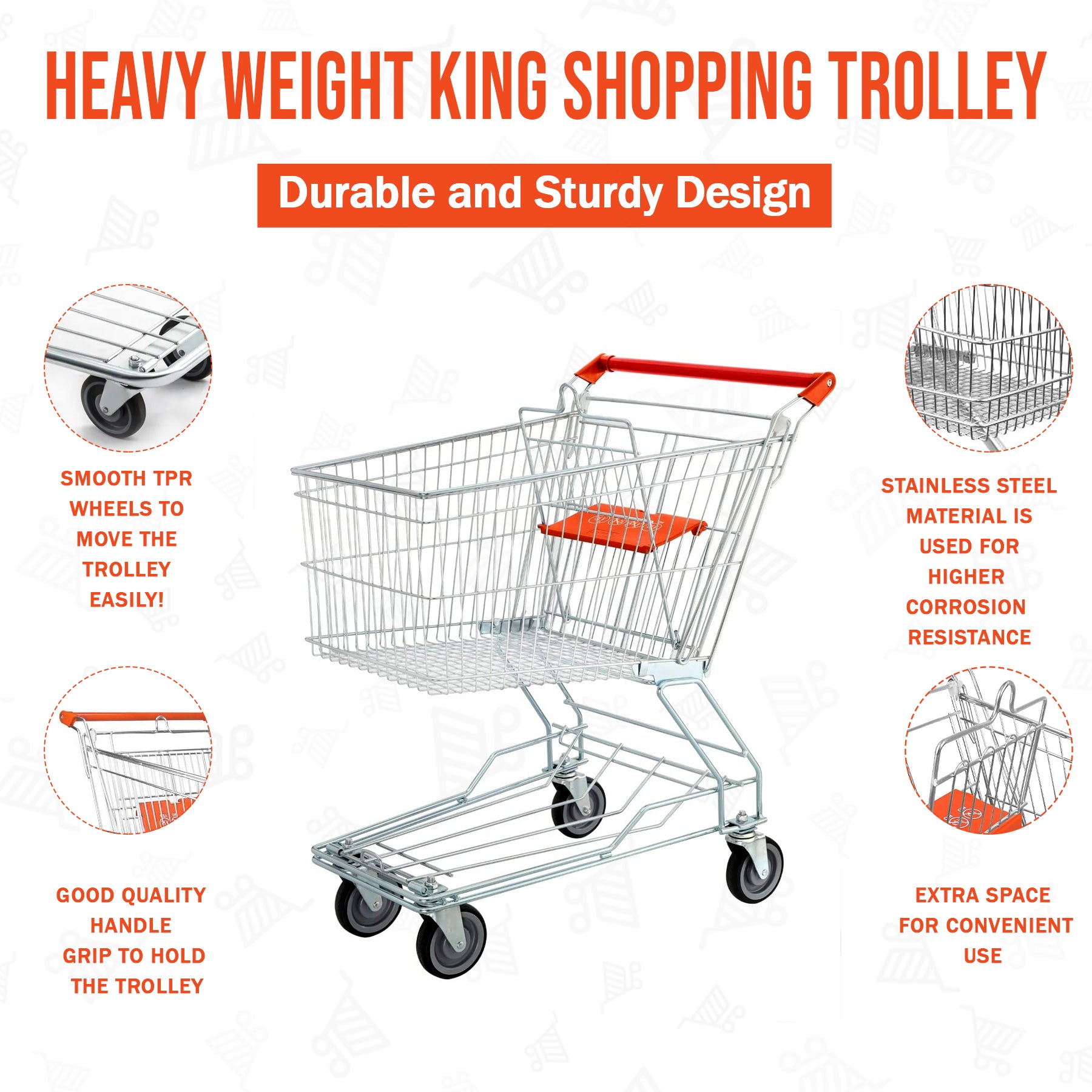 Bigapple supermarket/Shopping Trolleys/Carts  - Asian Style