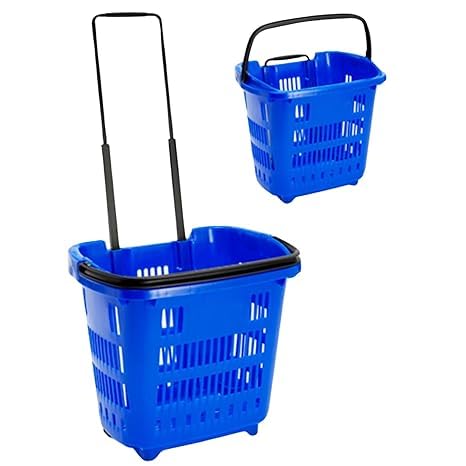 Bigapple Heavy Weight King Shopping Trolley, Basket Type - comes with 2 wheels