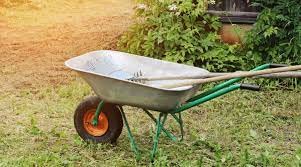 Bigapple Garden Wheel Barrow with 90L Water and 160kg Weight Loading Capacity for use in farm houses, construction sites & Gardening, etc. - comes with 1 wheel