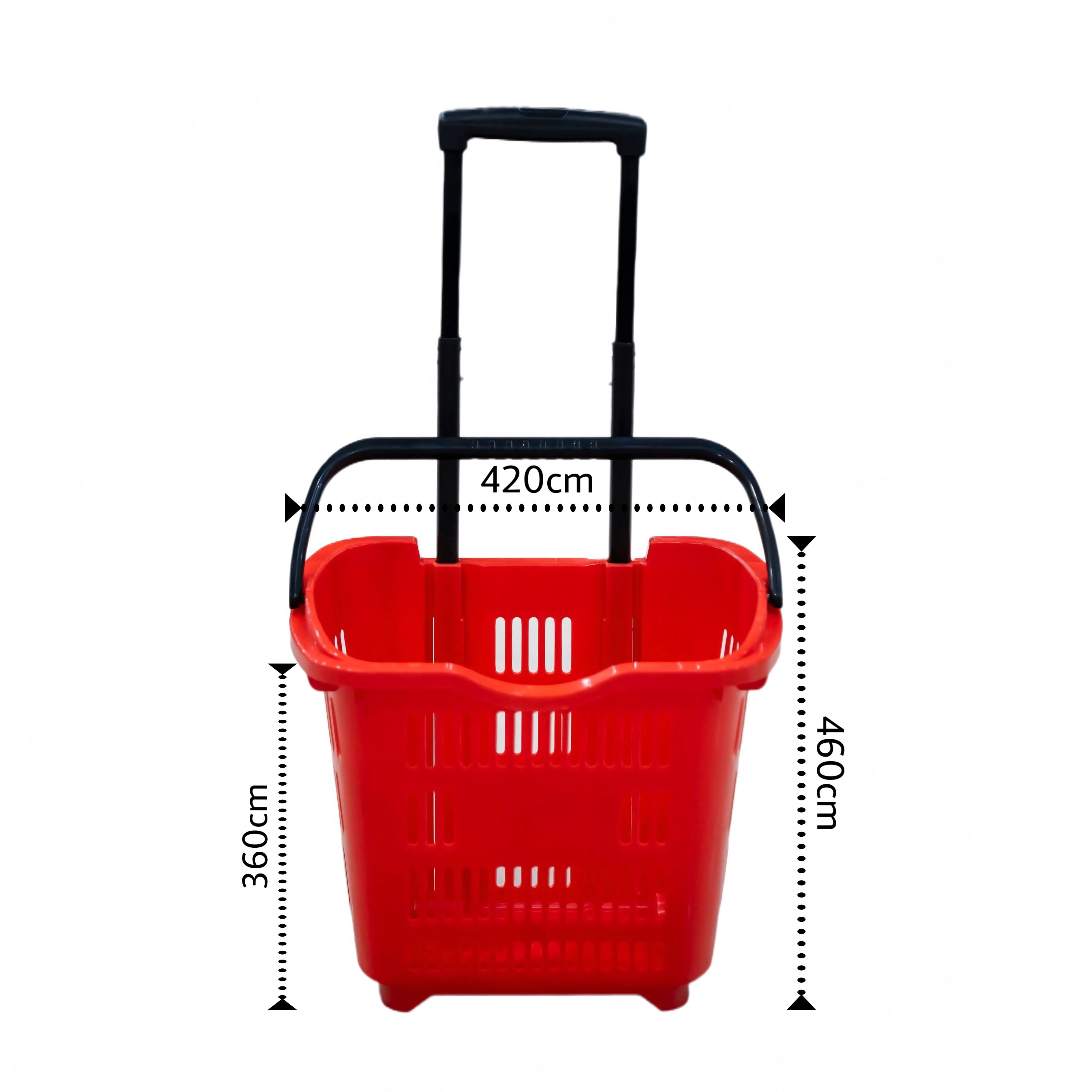 Bigapple Heavy Weight King Shopping Trolley, Basket Type - comes with 2 wheels