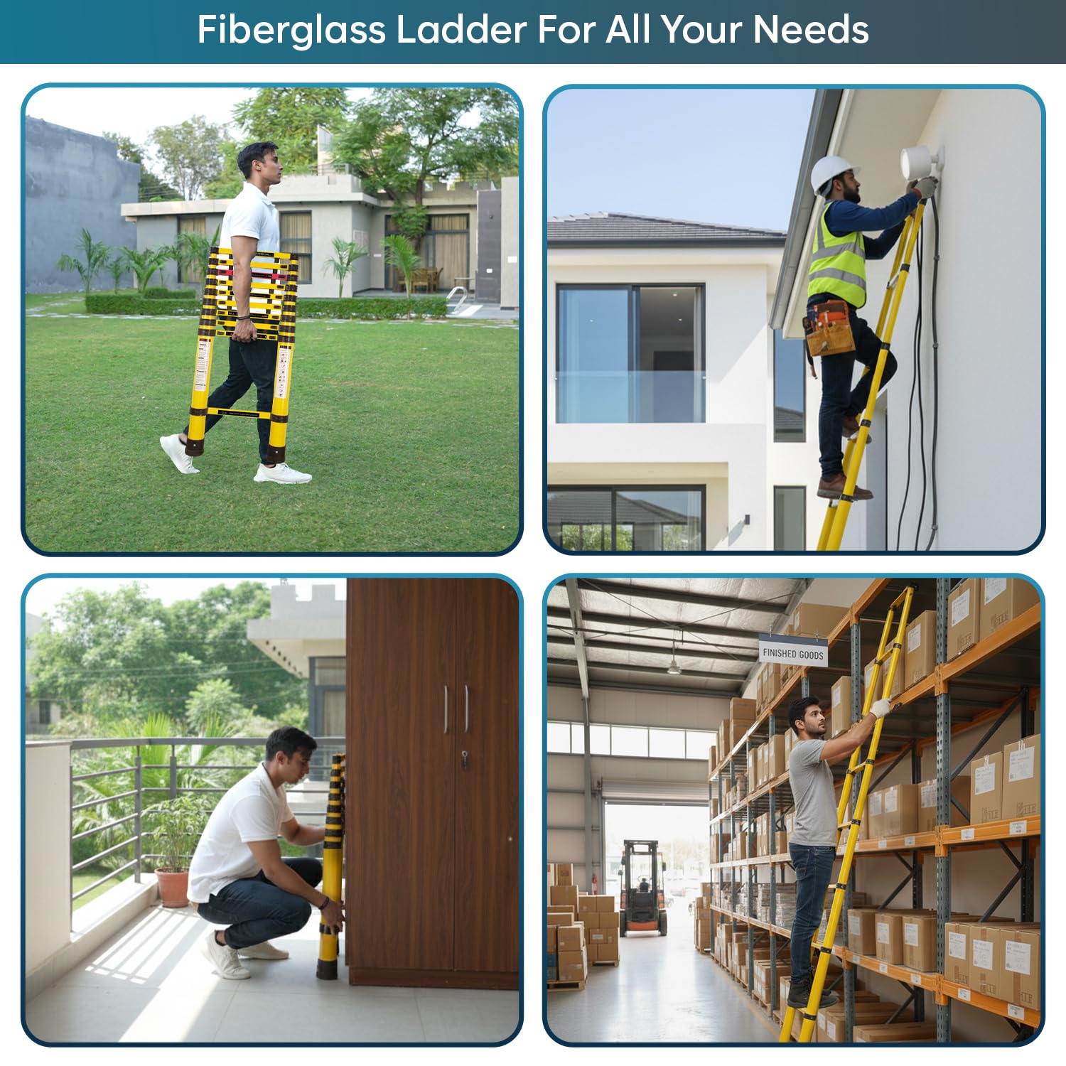 Bigapple 5M FRP Telescopic Ladder