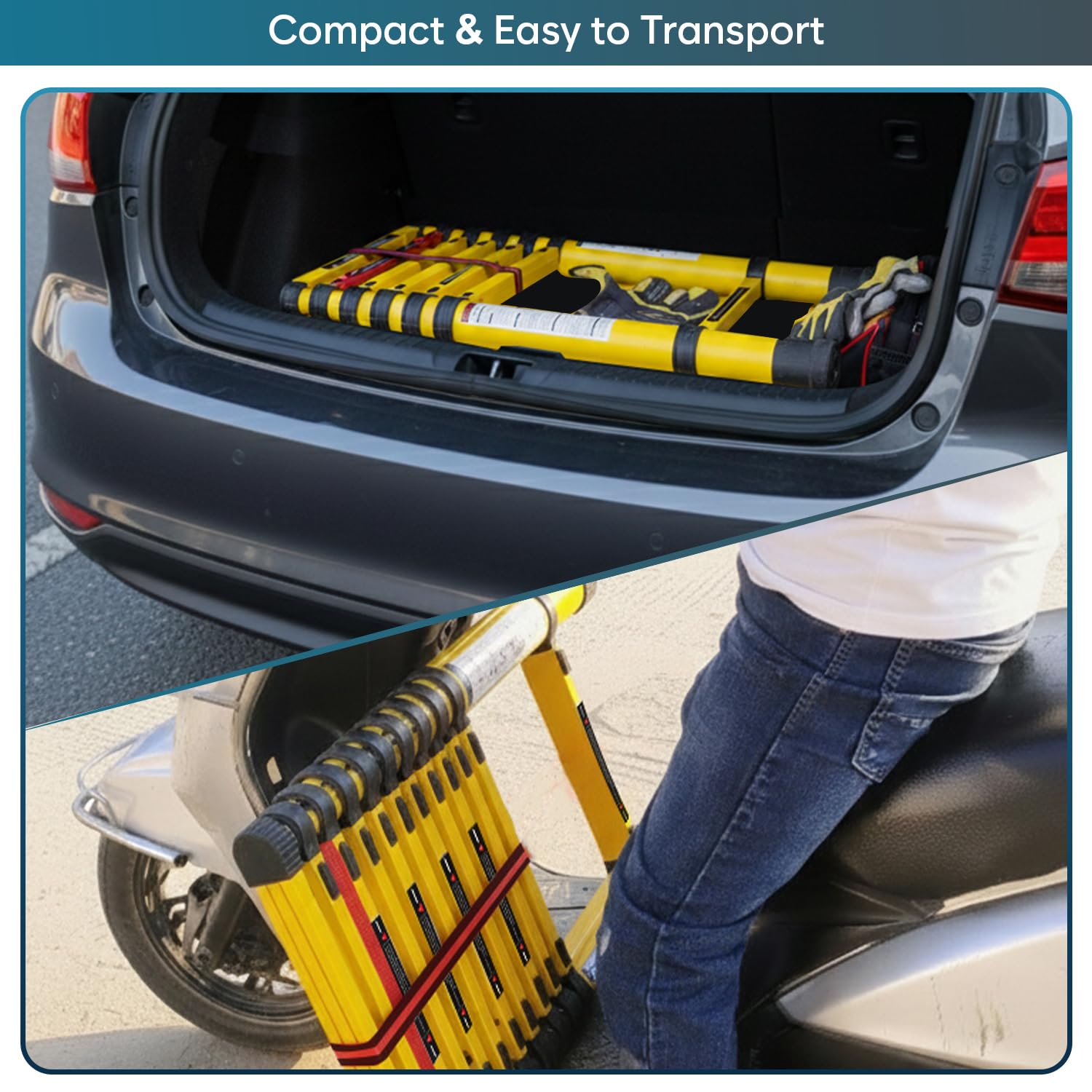 Bigapple 3.8M FRP Telescopic Ladder