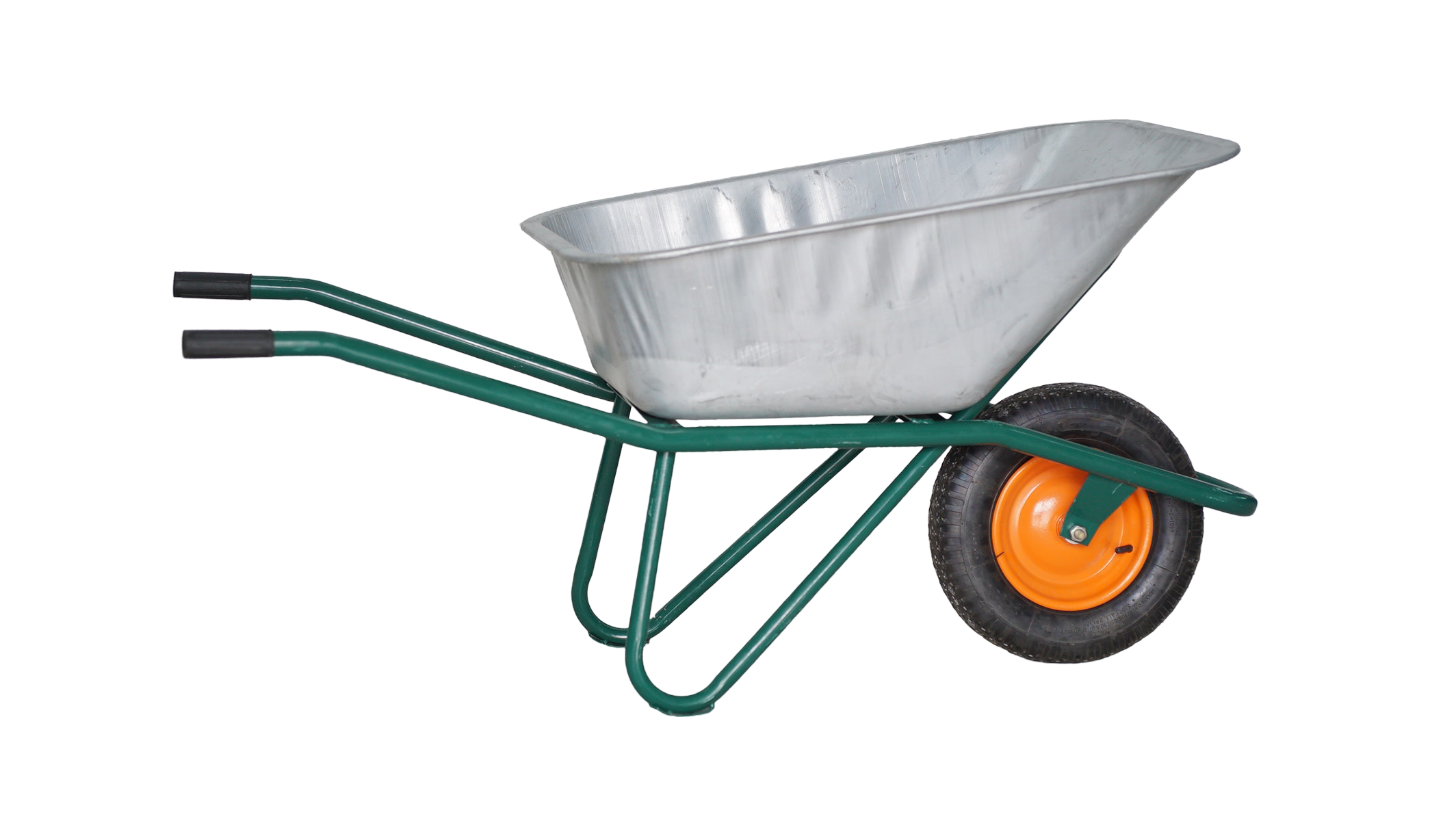 Bigapple Garden Wheel Barrow with 90L Water and 160kg Weight Loading Capacity for use in farm houses, construction sites & Gardening, etc. - comes with 1 wheel