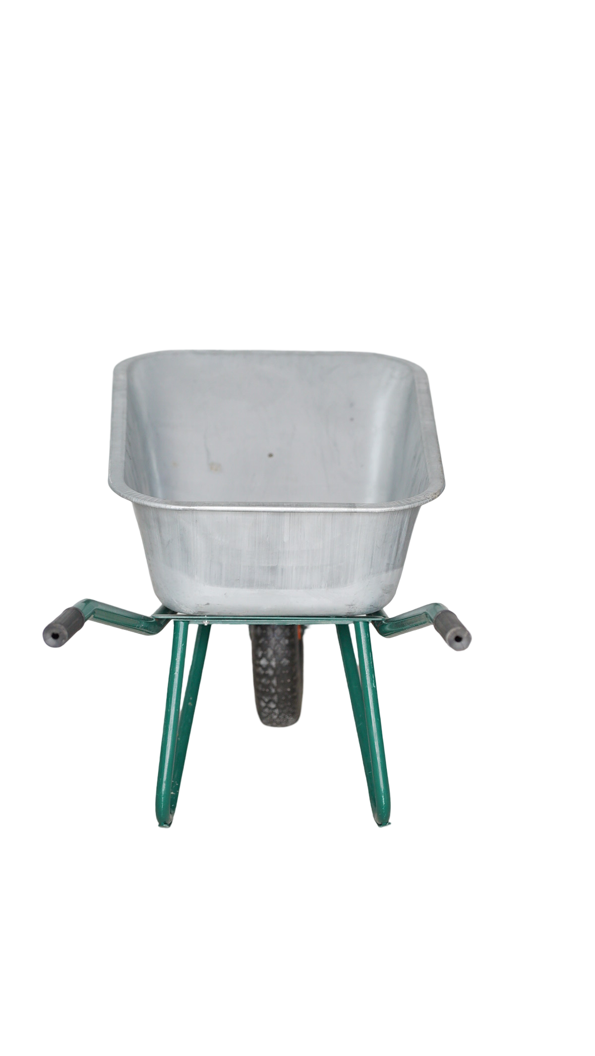 Bigapple Garden Wheel Barrow with 90L Water and 160kg Weight Loading Capacity for use in farm houses, construction sites & Gardening, etc. - comes with 1 wheel