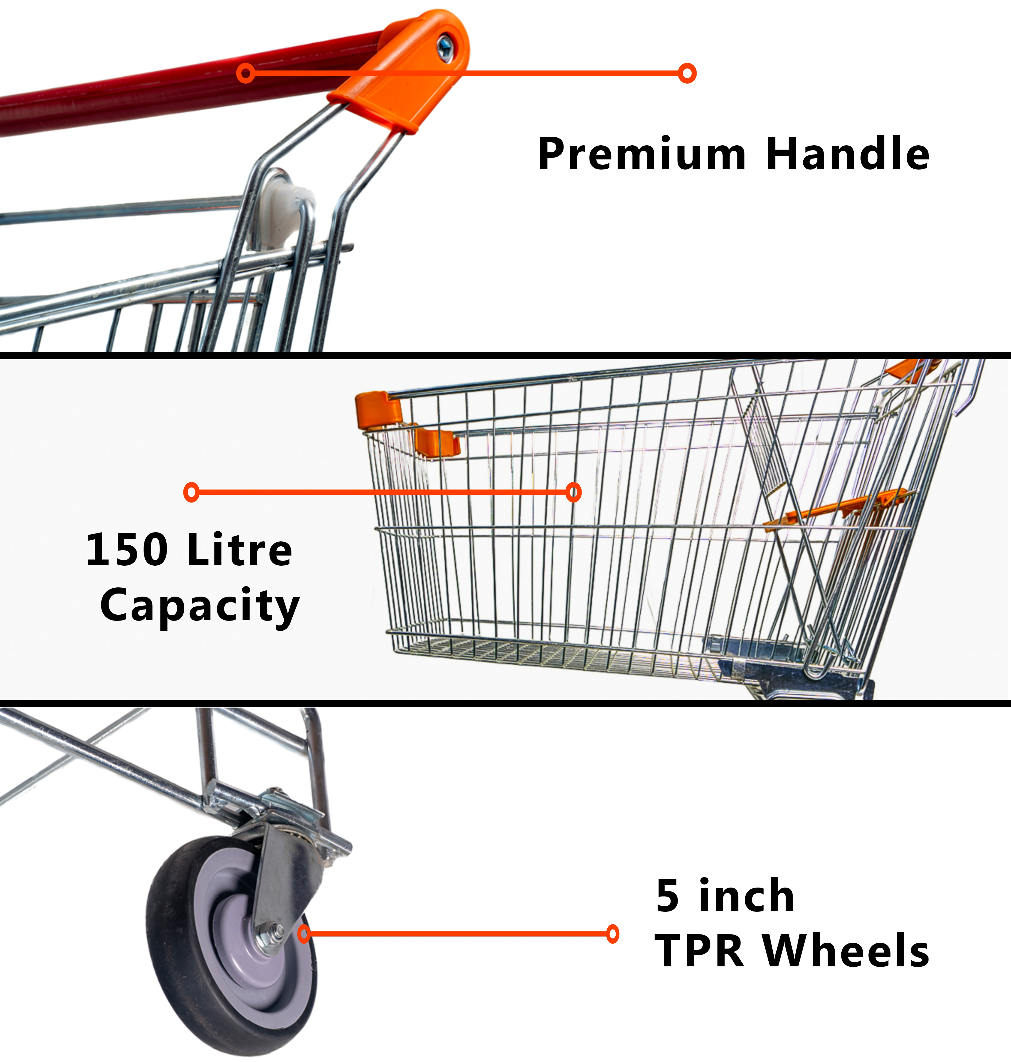 Bigapple supermarket/Shopping Trolleys/Carts  - Asian Style