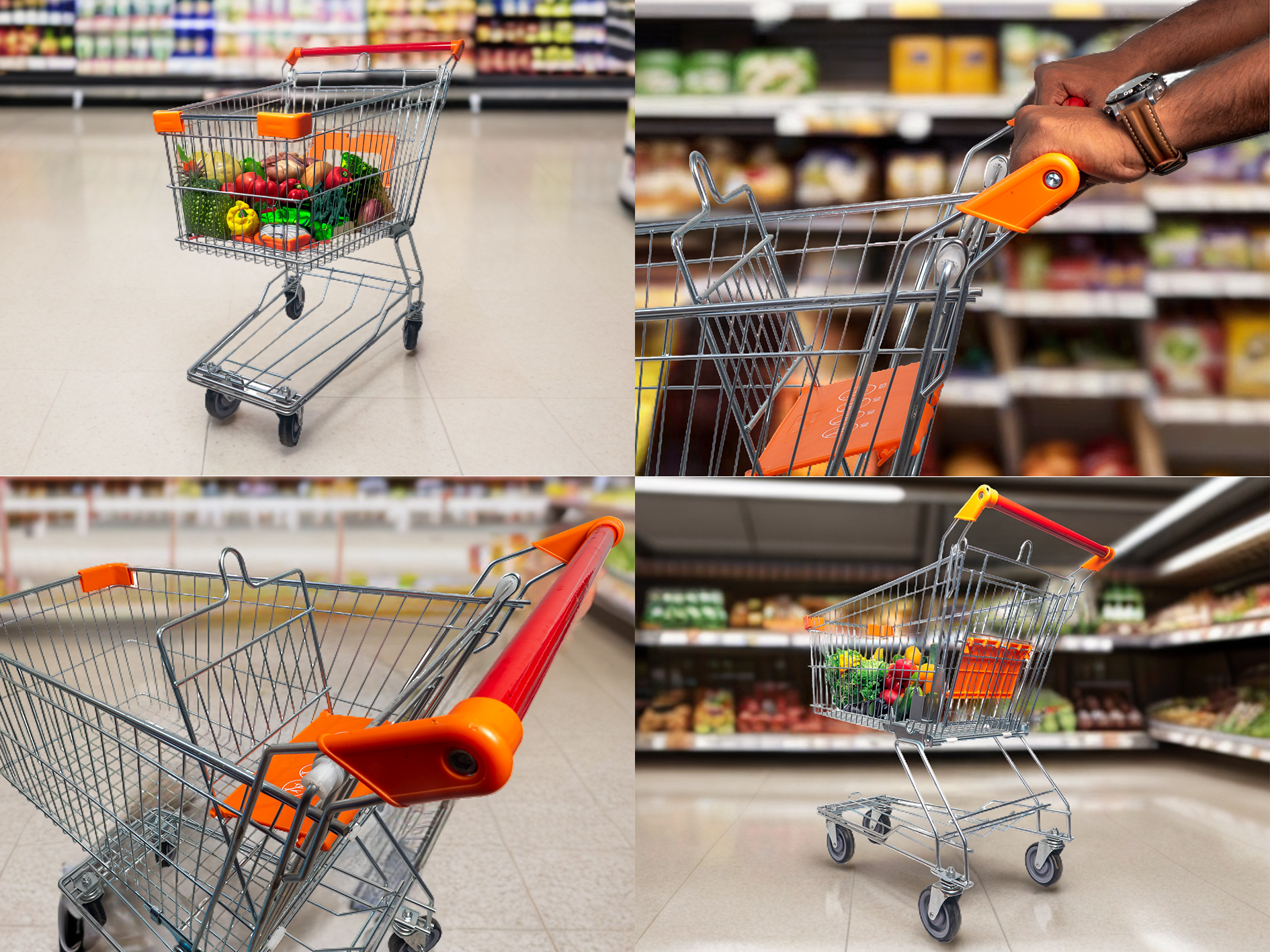 Bigapple supermarket/Shopping Trolleys/Carts  - Asian Style