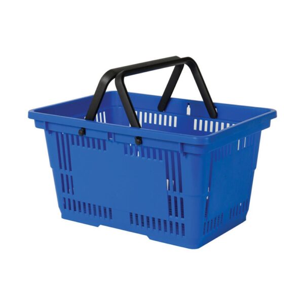 28 L Shopping Basket Blue